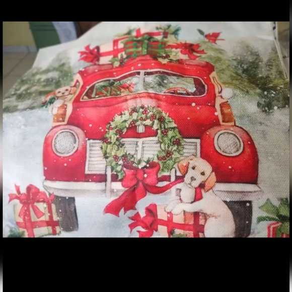 Set of 4 Christmas farmhouse 18x18" Pillow covers - Picture 2 of 6